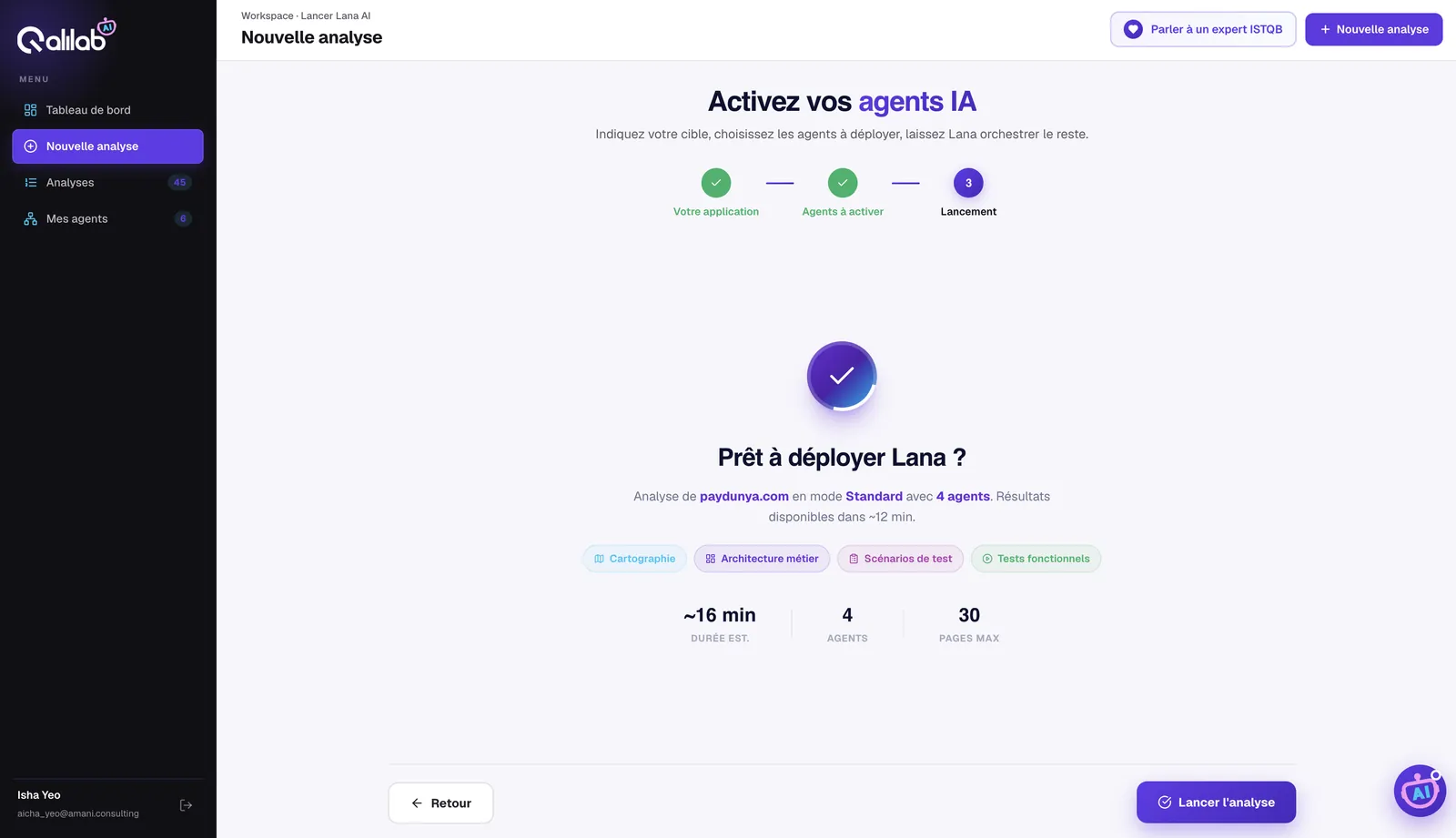 Étape 3