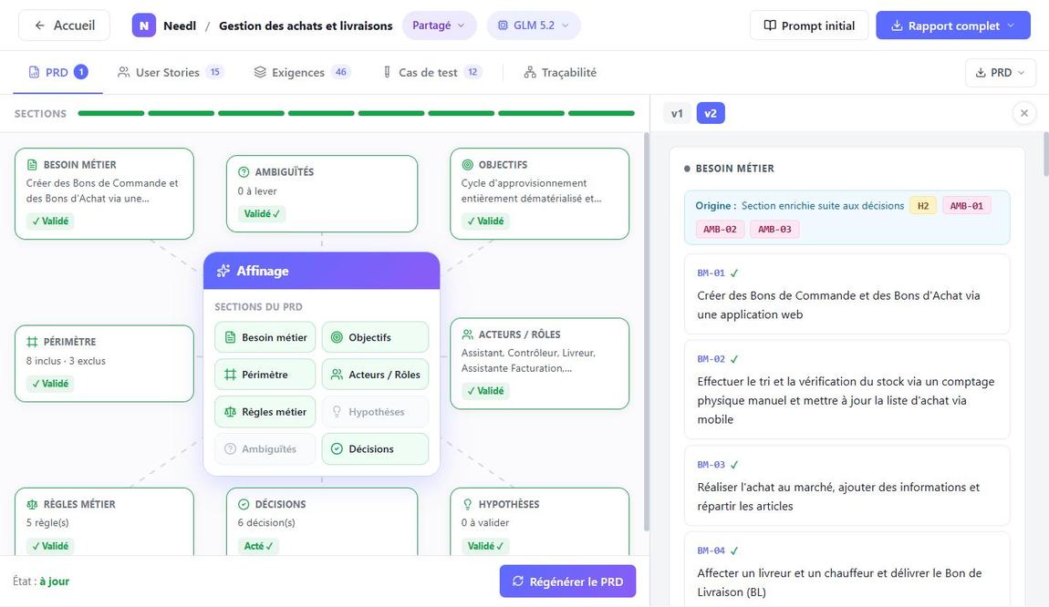 PRD en version v2 avec bandeau d'origine
